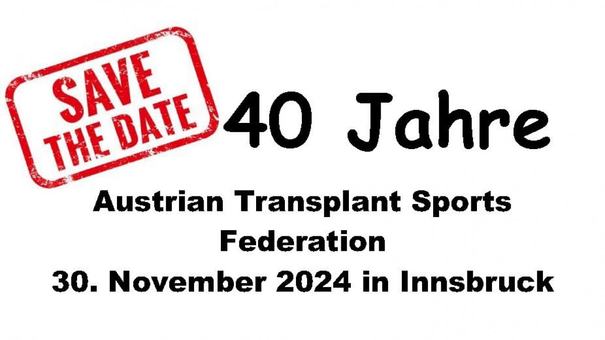 40 Jahre Austrian Transplant Sports Federation